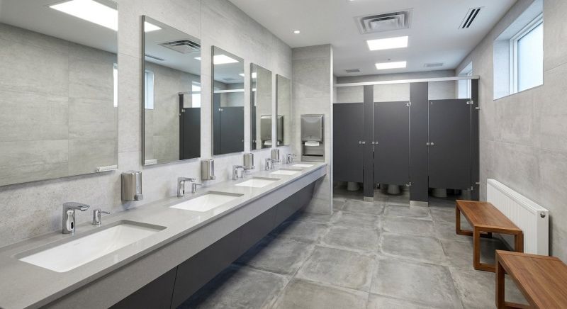 Industrial Bathroom Renovation in North Charleston, SC